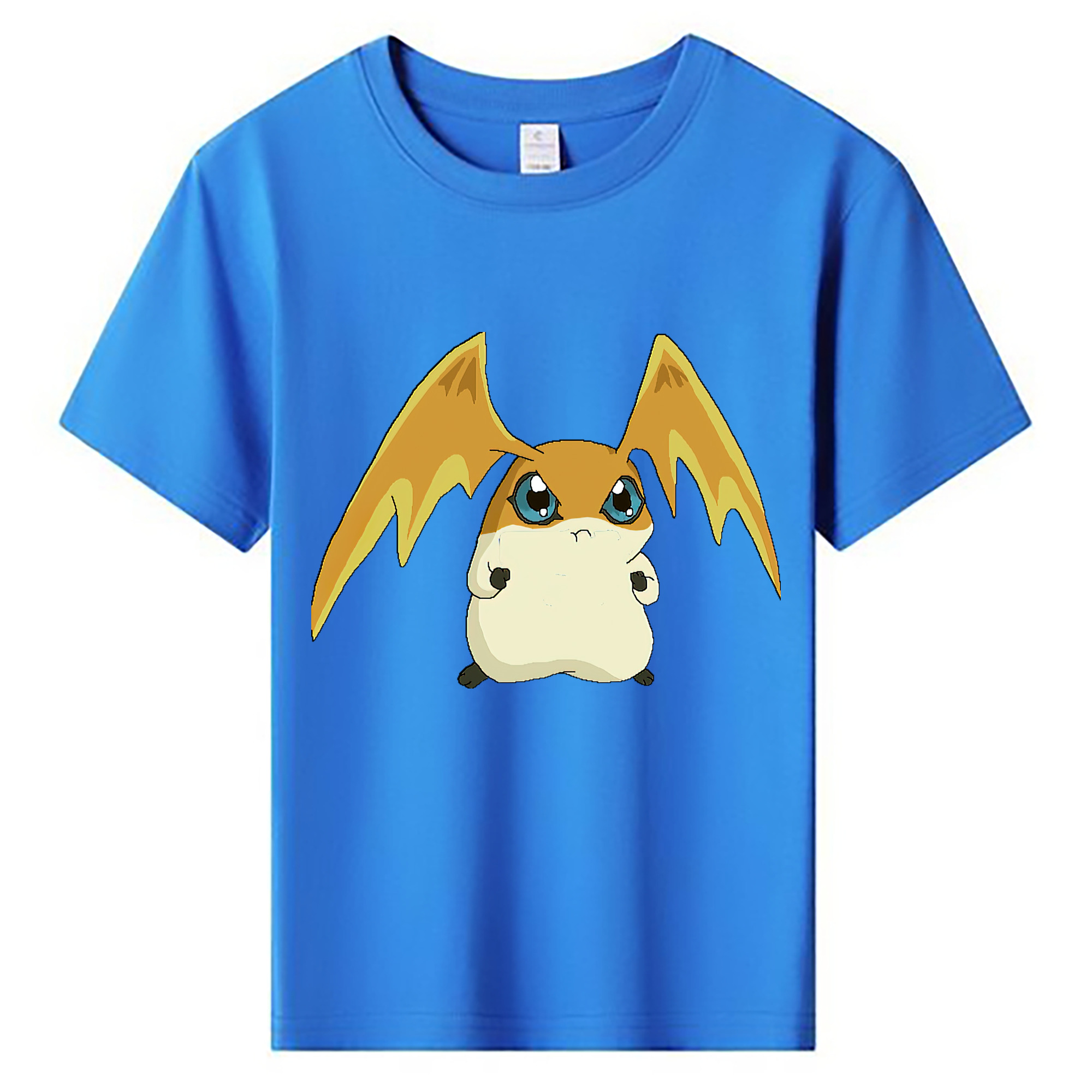 （画像用） Digimon デジタルモンスター/デジモン 綿100％キッズTシャツ（フロントプリント）
